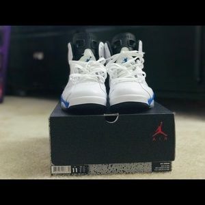 Air Jordan 6 RETOR Sport Blue-black 2014